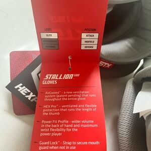 Gray Stallion 500 Lacrosse Gloves